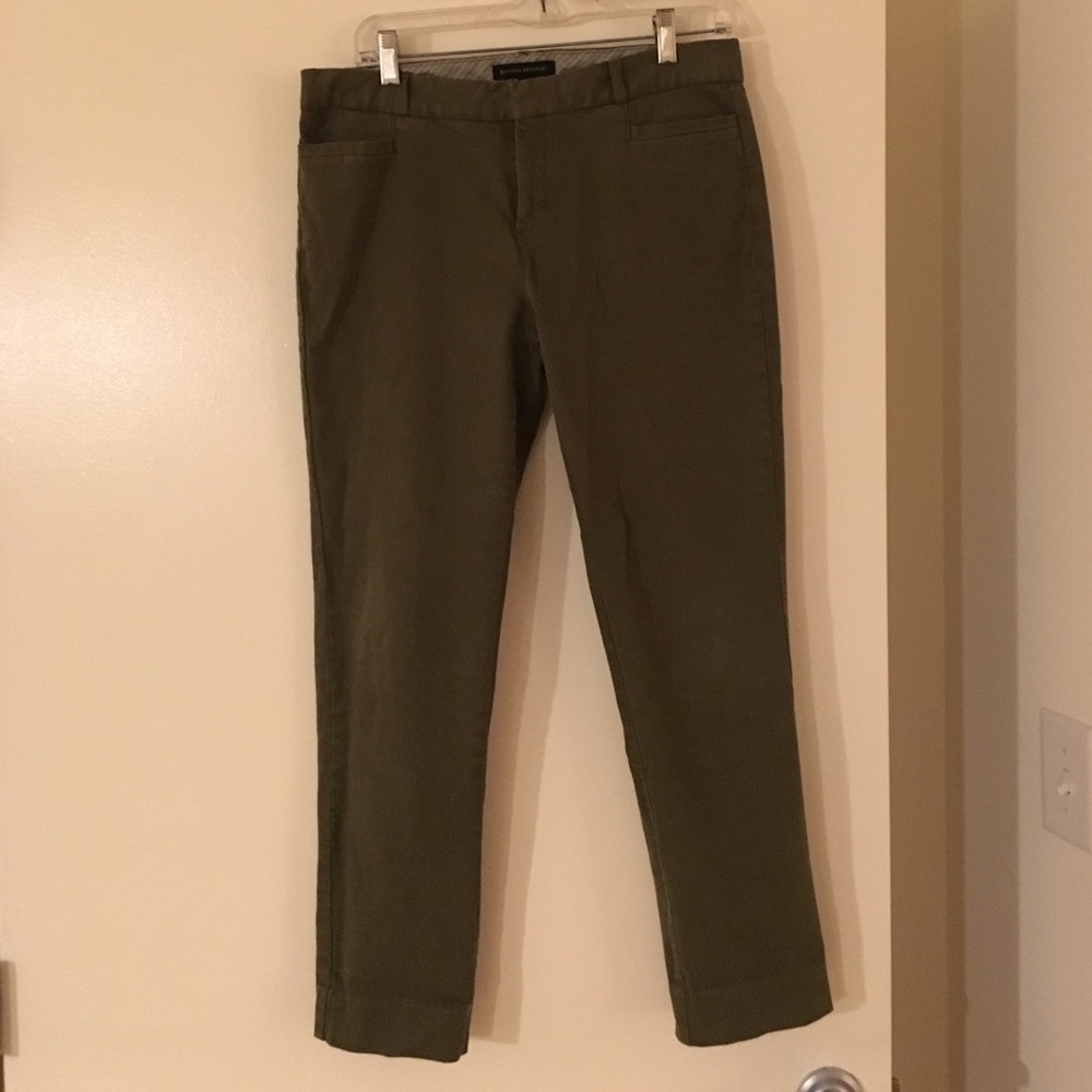 Dark green cargo pants